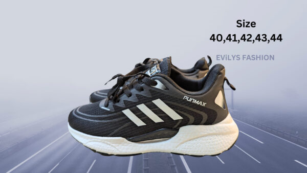 Men’s Sports Shoe" Best Quality" Black & White