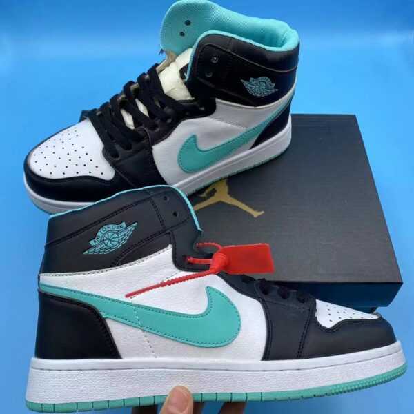 Air Jordan 1″ Hi Nick “Low Price” Black & White" Green