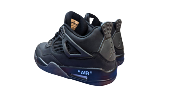Air Jordan 4 Black Cat" Premium Quality Sneakers - Image 2